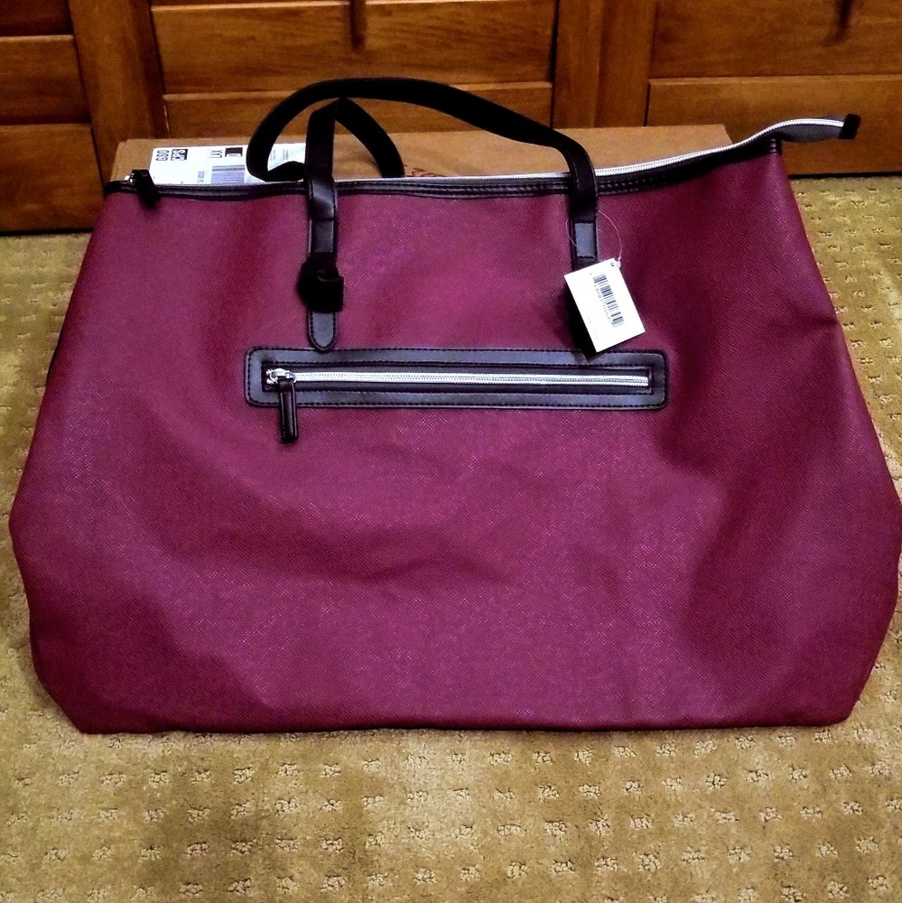 COPY - Burgundy Travel Bag